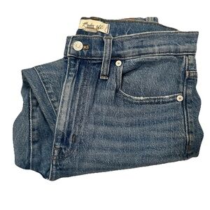 Madewell High Rise Slim Crop Boyjeans Size 27 Medium Wash
